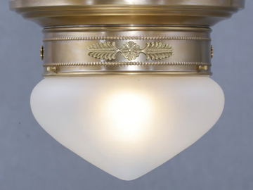 PAPA 20/1 - Handmade brass ceiling lamp by Patinas Lighting - view 2